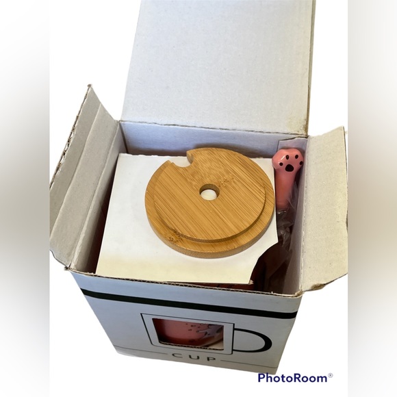 New Cat mug approx 10oz with Coaster and Mug Warmer - Picture 5 of 14